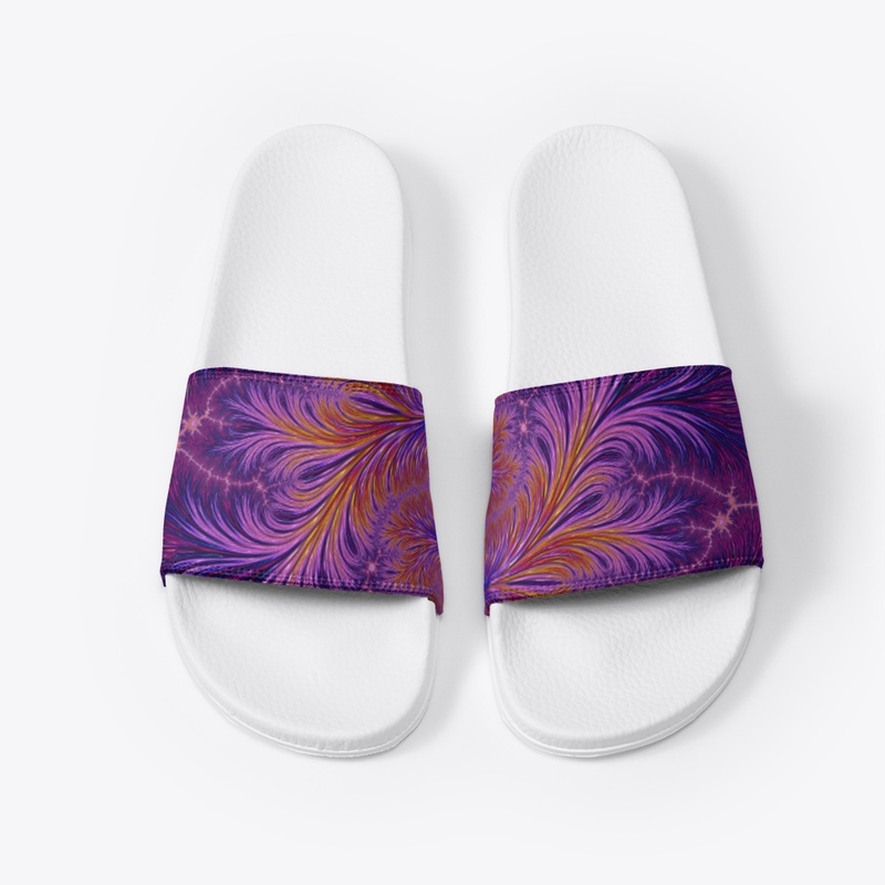 Boho Funky Abstract Feather Fractal