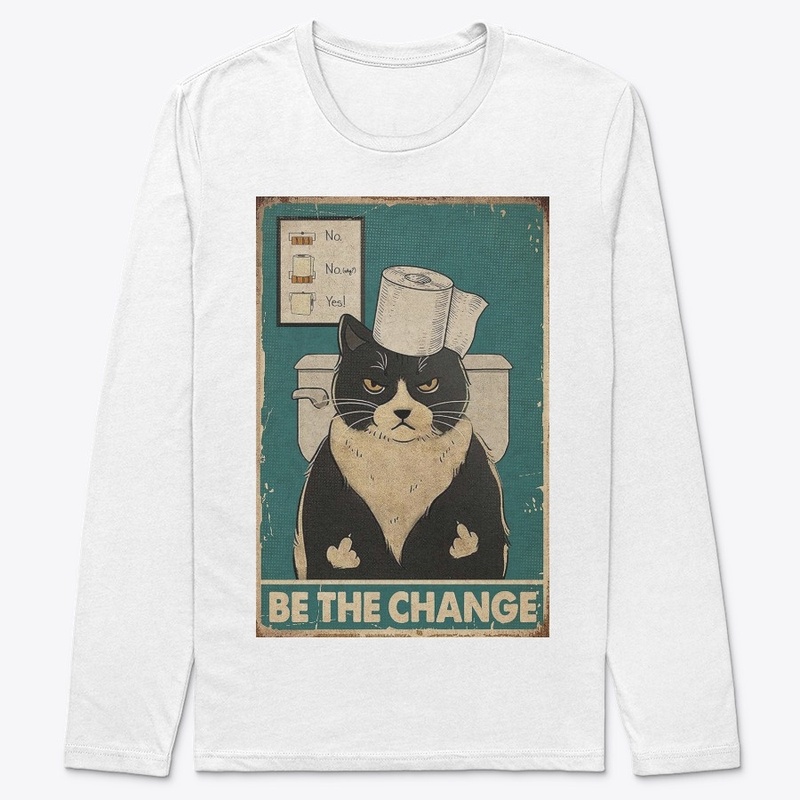 Be The Change Tuxedo Cat 