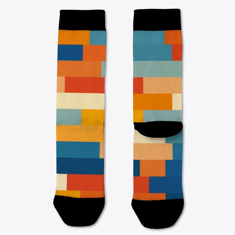 Colorful Retro Colored Bricks