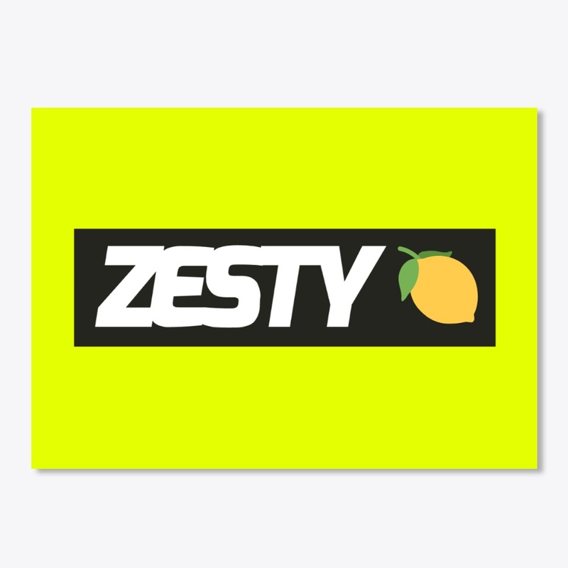 Classic Zesty Label Sticker 