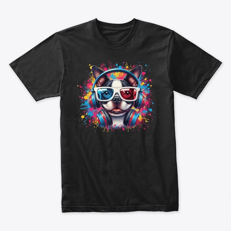 3D Boston Terrier