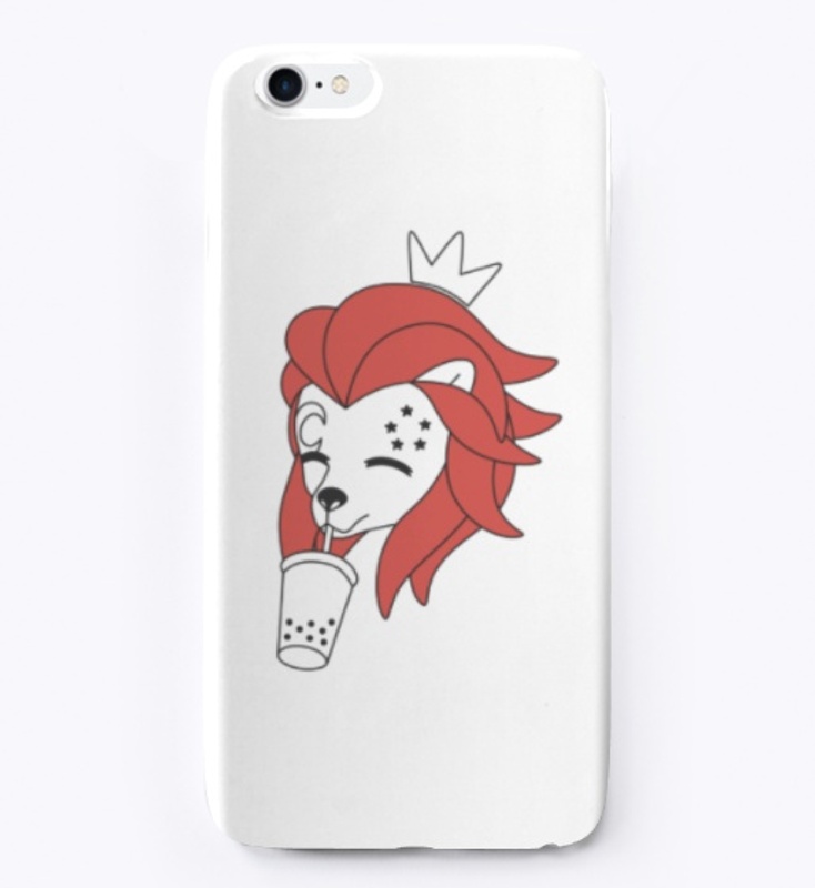 SG Lion Drinking Bubble Tea