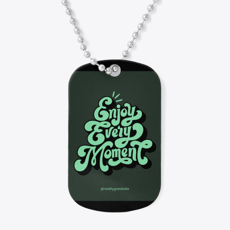 Enjoy Every Moment Black Hoodie