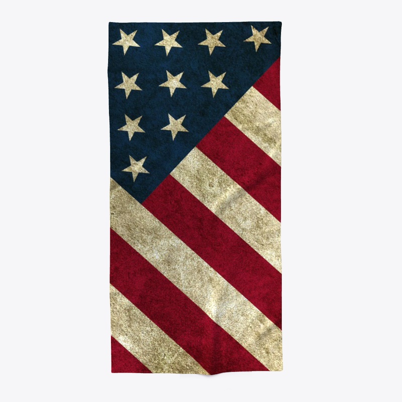 US Flag American Pride Socks, Towels 