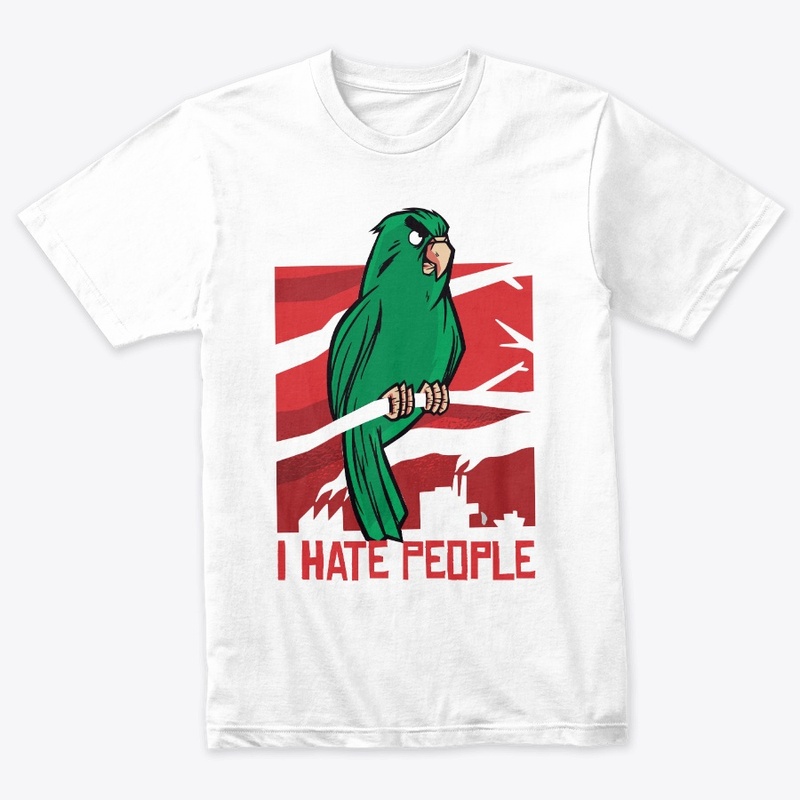 I Hate People Parrot 