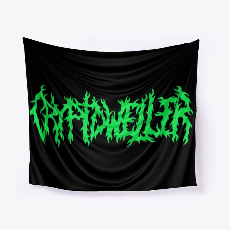Cryptdweller Logo Wall Tapestry