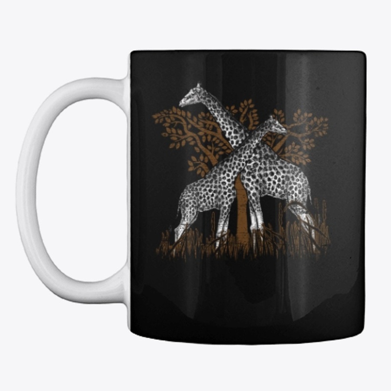 Safari Animal - Giraffes Drawing