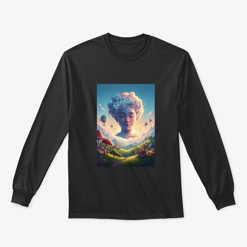 Whimsical Head in the Clouds Daydreamer