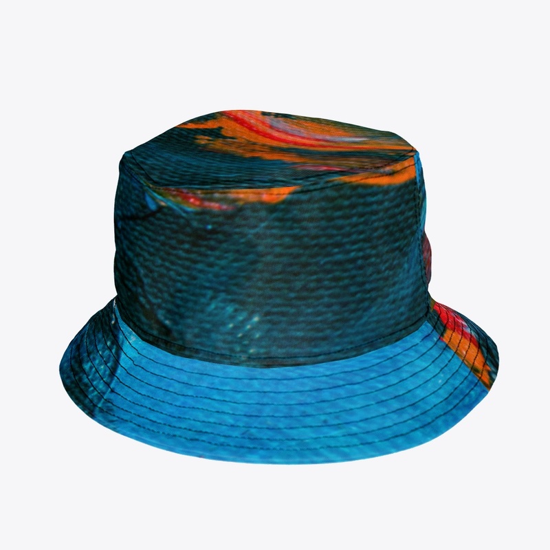 Oceanic Sunset Abstract Design