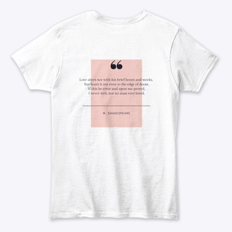 Shakespeare Poem Women T-shirt