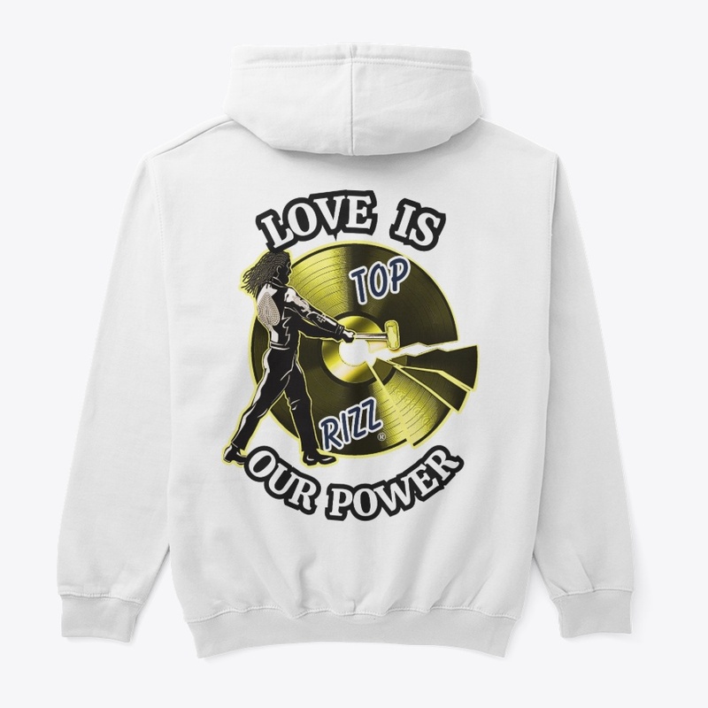 TOP RIZZ LOGO - LOVE IS OUR POWER