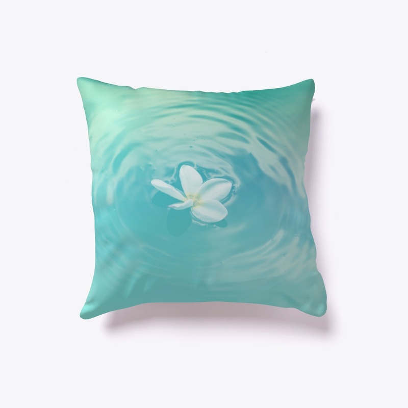 cool printed pillow and towel