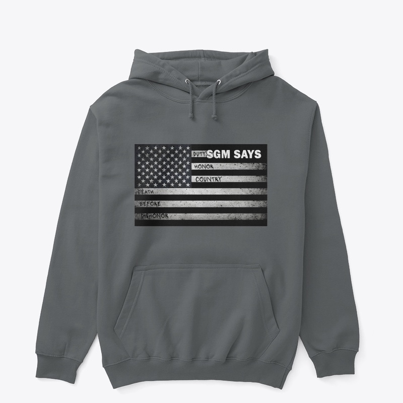 Duty Honor Country Flag - Unisex Classic Pullover Hoodie - Unisex Classic Pullover Hoodie