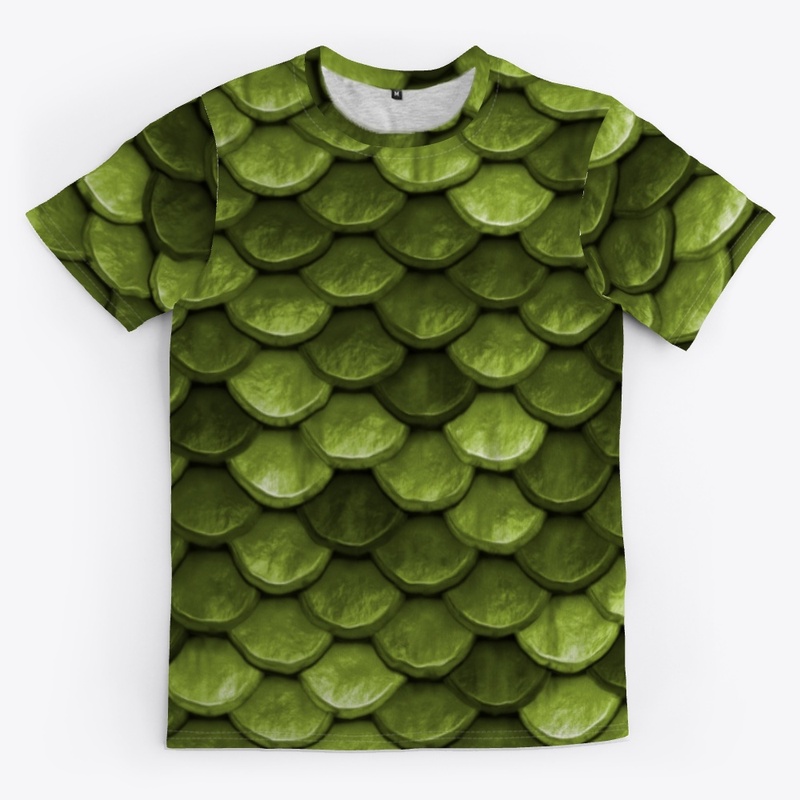 Green Mermaid Fish Scales