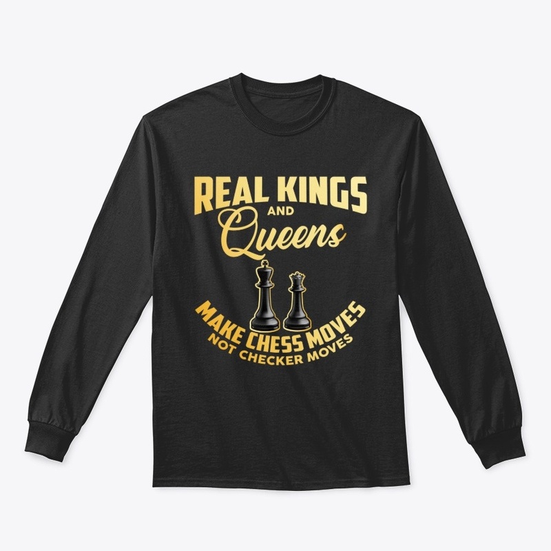 REAL KINGS AND QUEENS MAKE CHESS MOVES