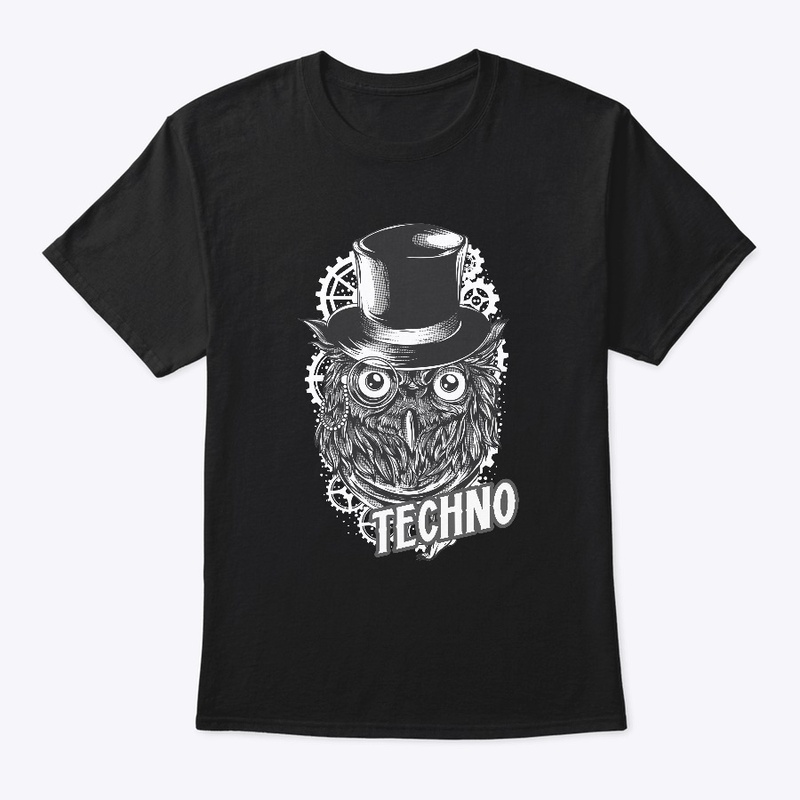 Techno Owl EDM Music DJ Dance Festival 