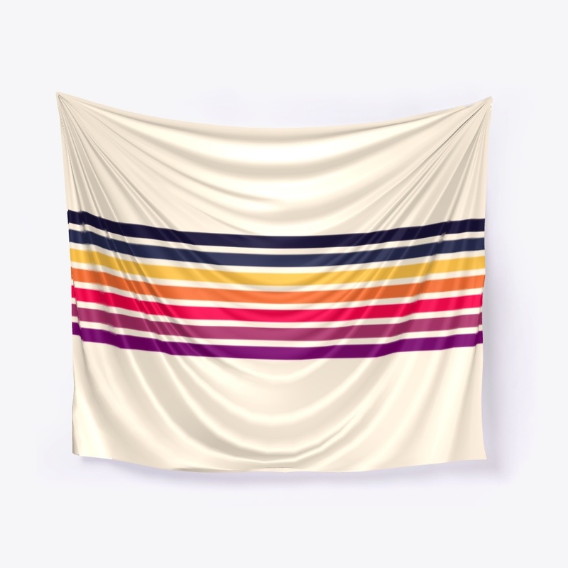 Imera - 70s Vintage Style Retro Stripes