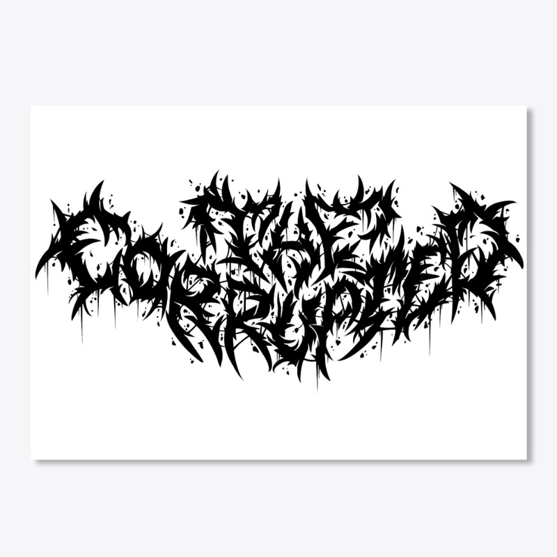 Black Corrupted Logo Merch