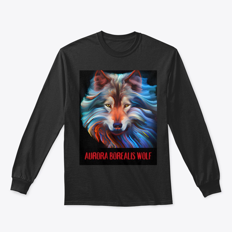 Aurora Borealis Wolf