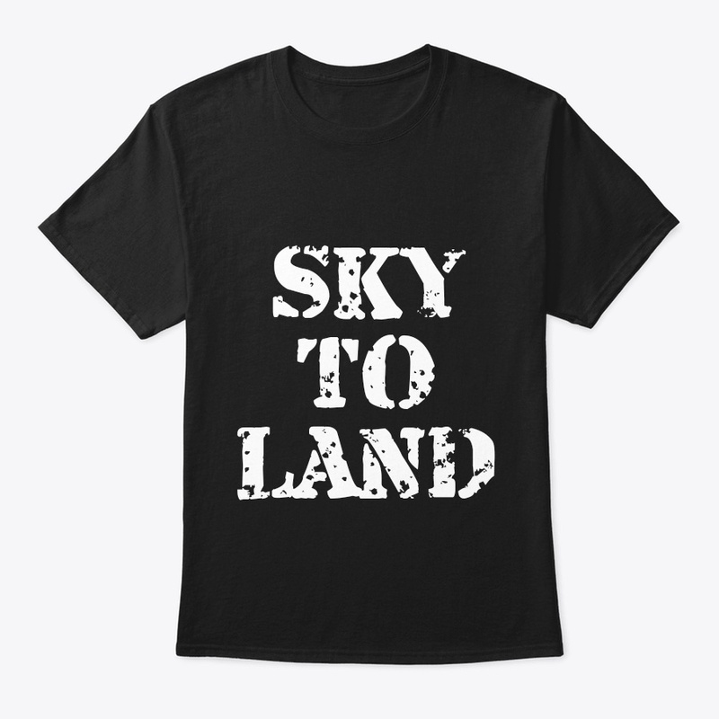 SKY to land printed tee shirt 