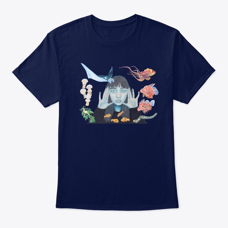 Aquarium girl