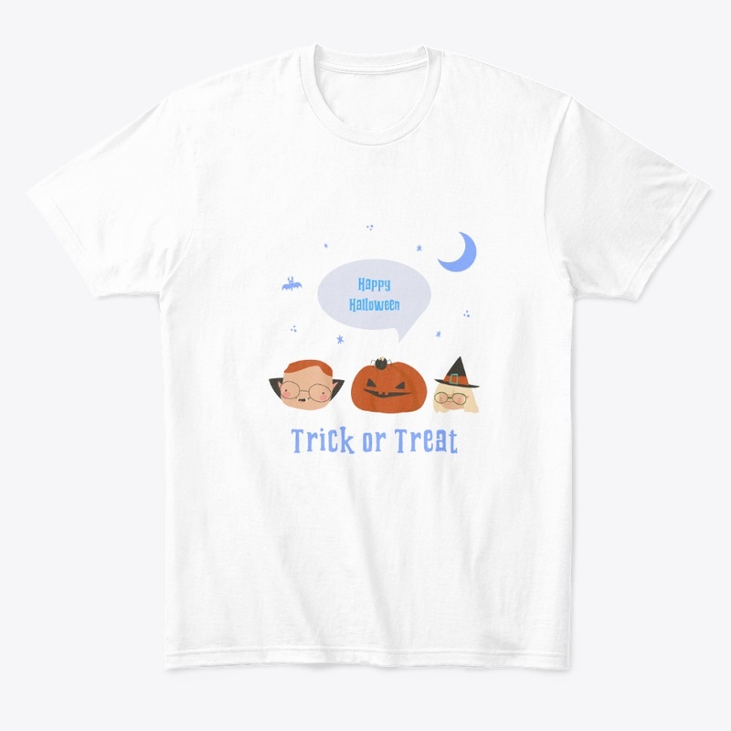 3 Faces Happy Halloween Design