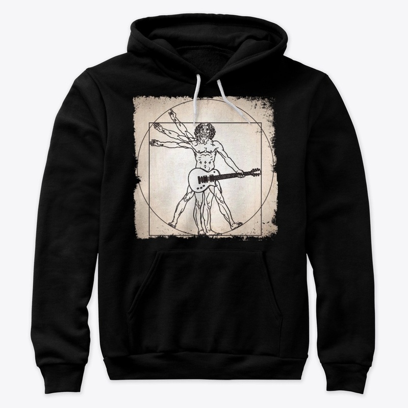 Funny Guitar Lover Gift - Vitruvian Man