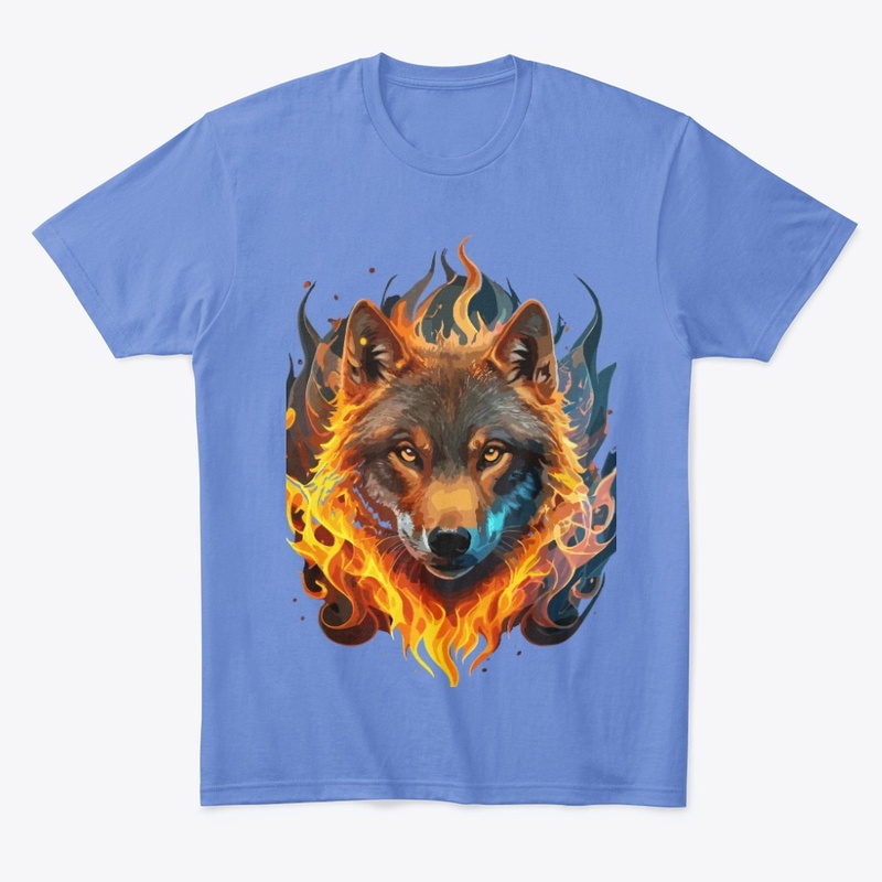 T-shirts Fire Lion