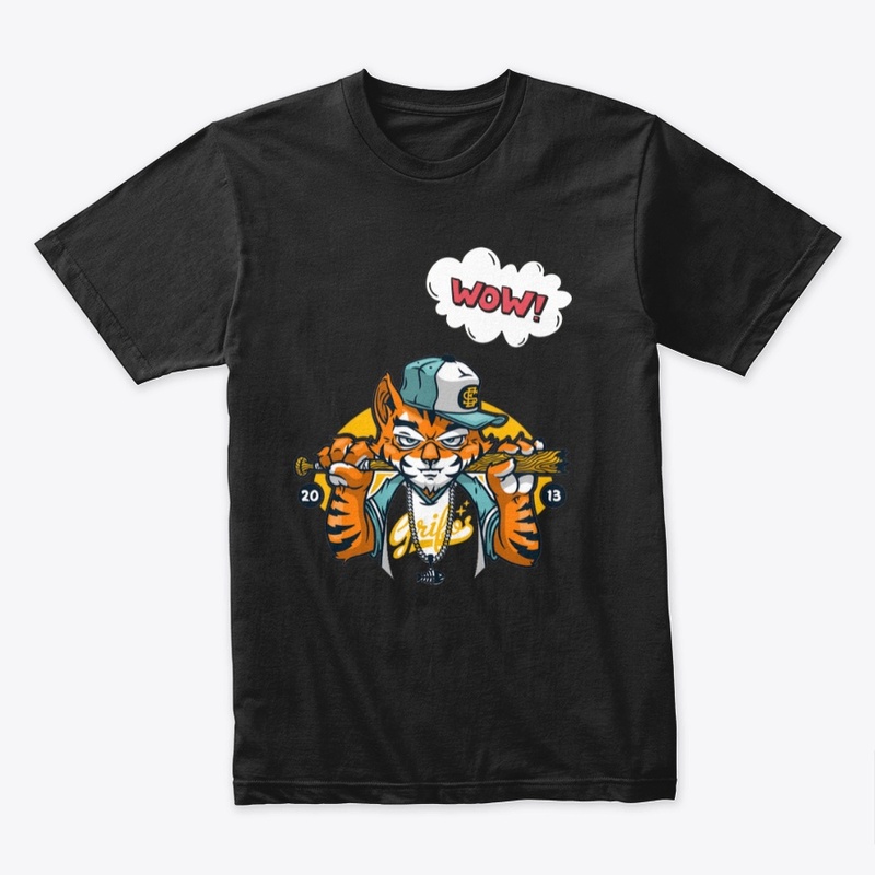 Headline Shirts Tiger Graphic Screen 