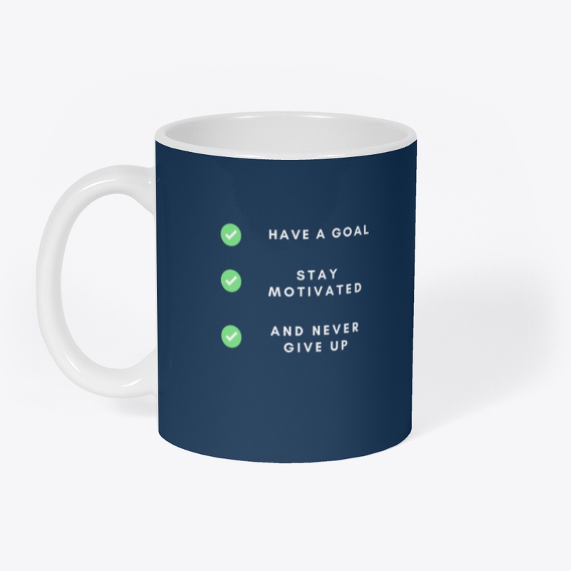 "Never Give Up" Motivational Tee