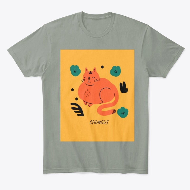 Funny Chungus Fat Cat T-shirt