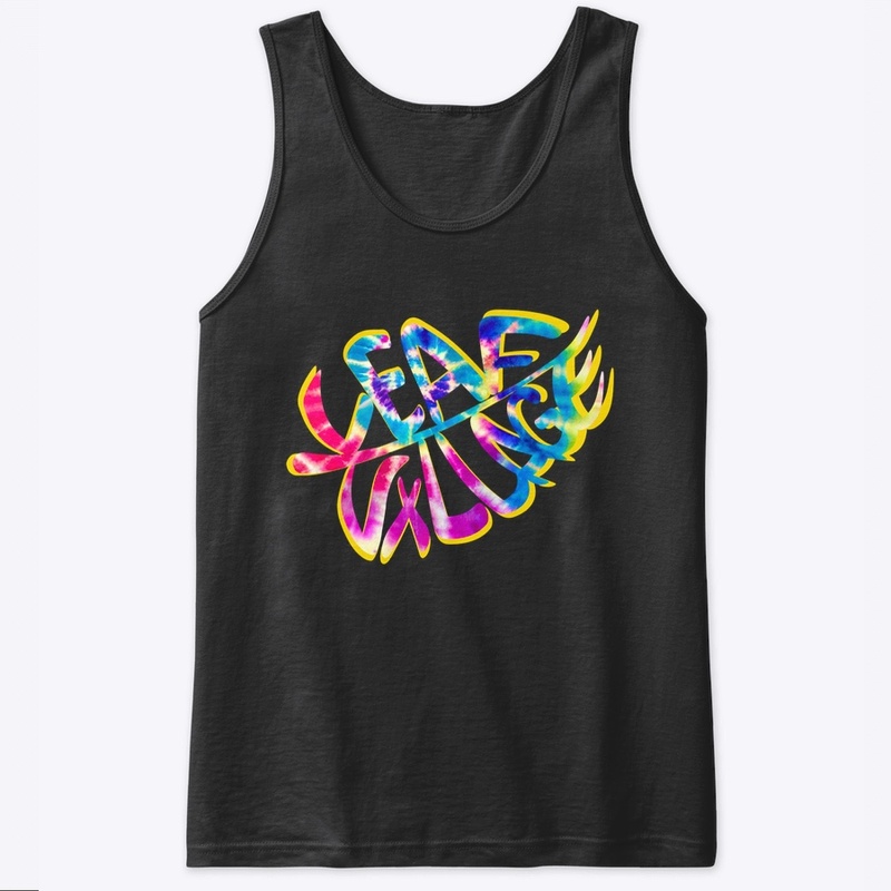 Unlicensed Leaf Vxllage Tiedye Logo Tee