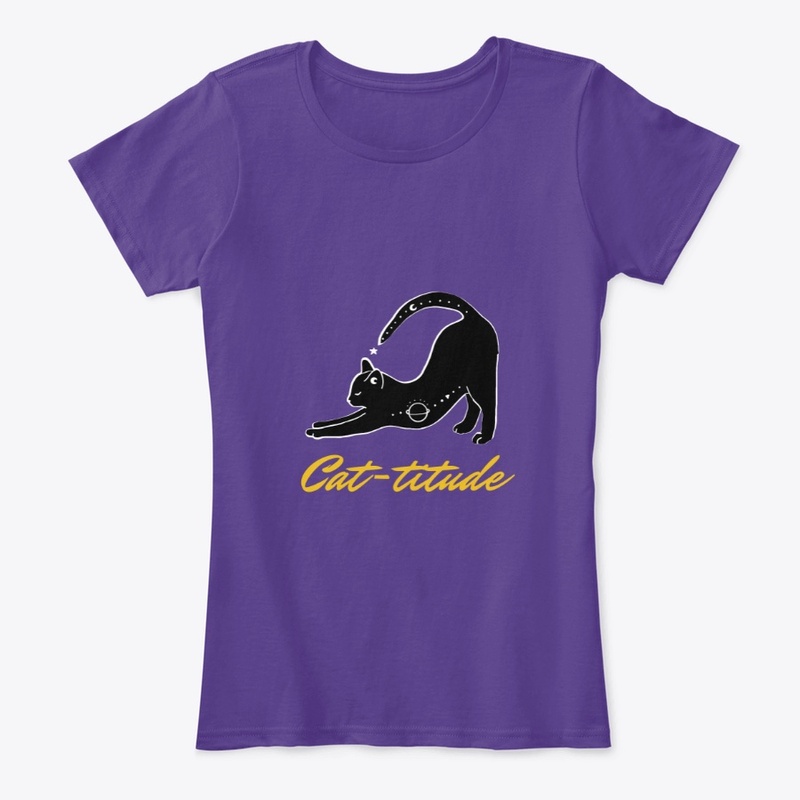 Cat and yoga strecth lover
