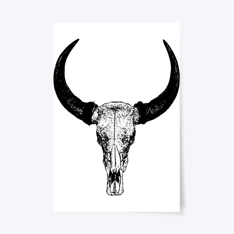 COW SKULL #4