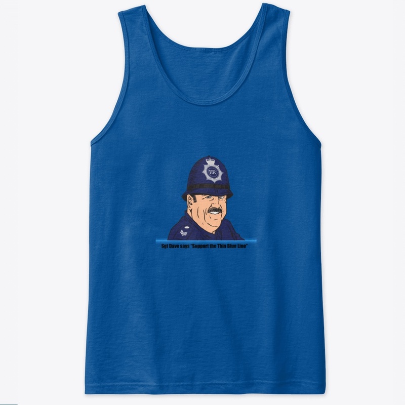 Sgt Dave Thin Blue Line Vest Top
