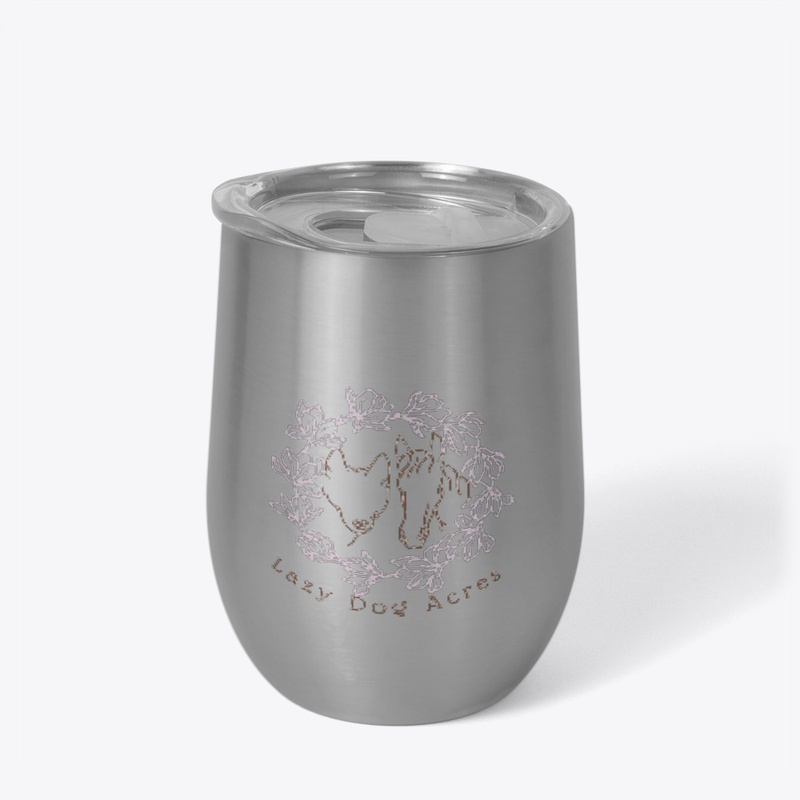Lazy Dog Acres Wine Tumbler