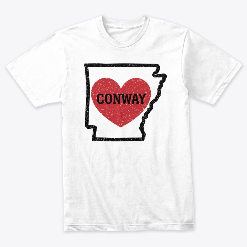 I love Conway Arkansas Heart Design