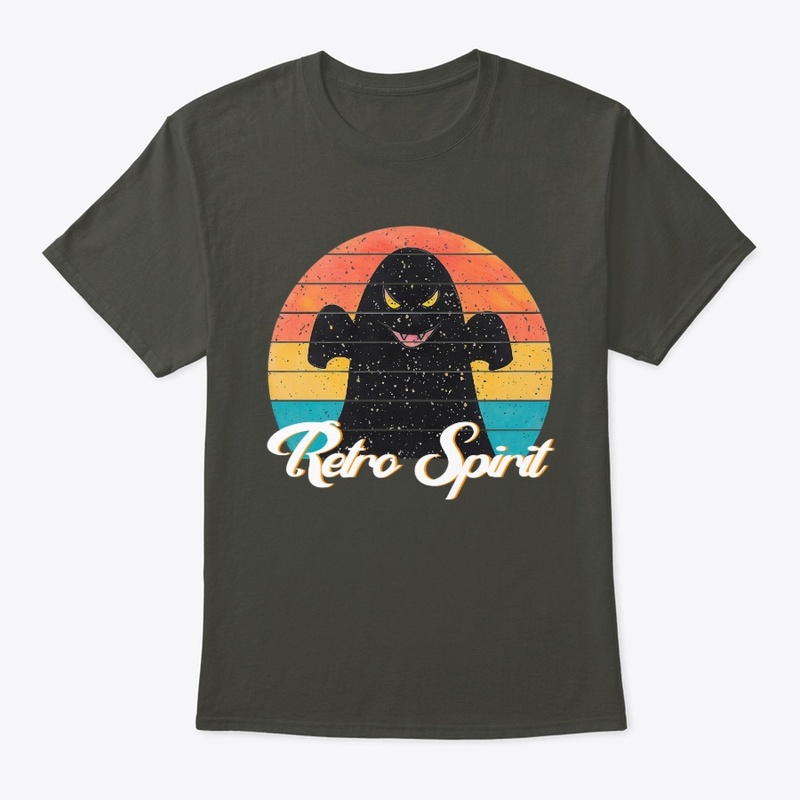 Retro And Vintage Spooky Halloween Ghost