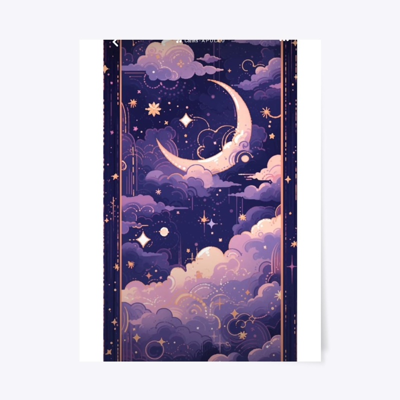 MOONS PURPLE AND ASTROUNAUTS 
