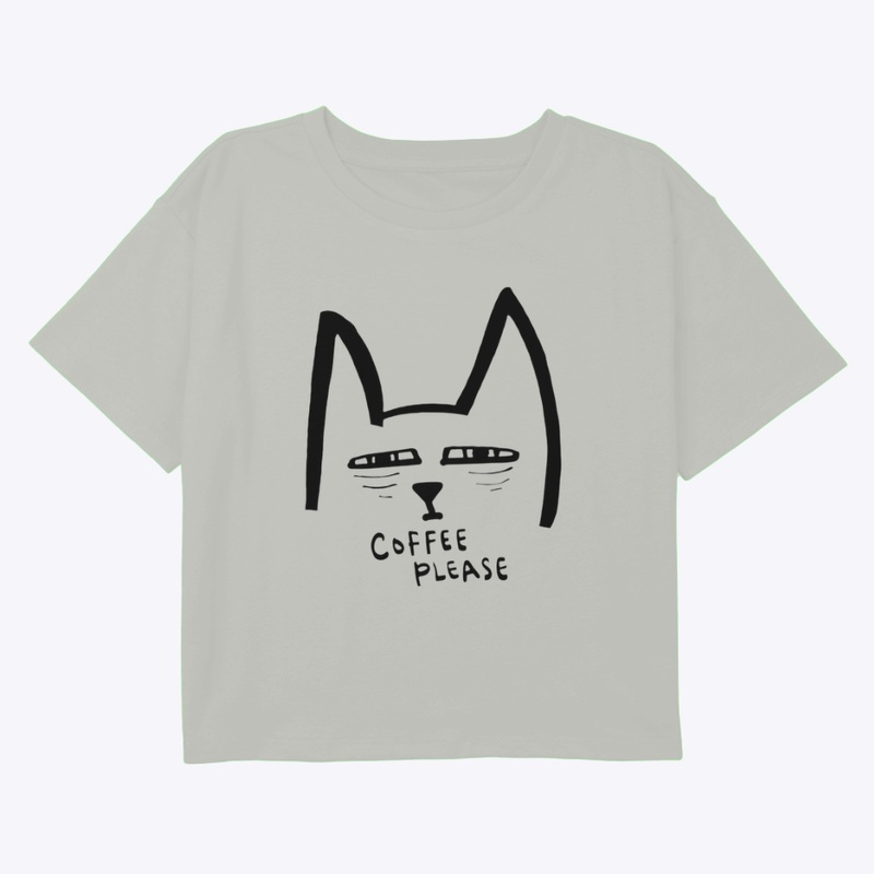 Coffee Please Cat – Coffee Lover Design