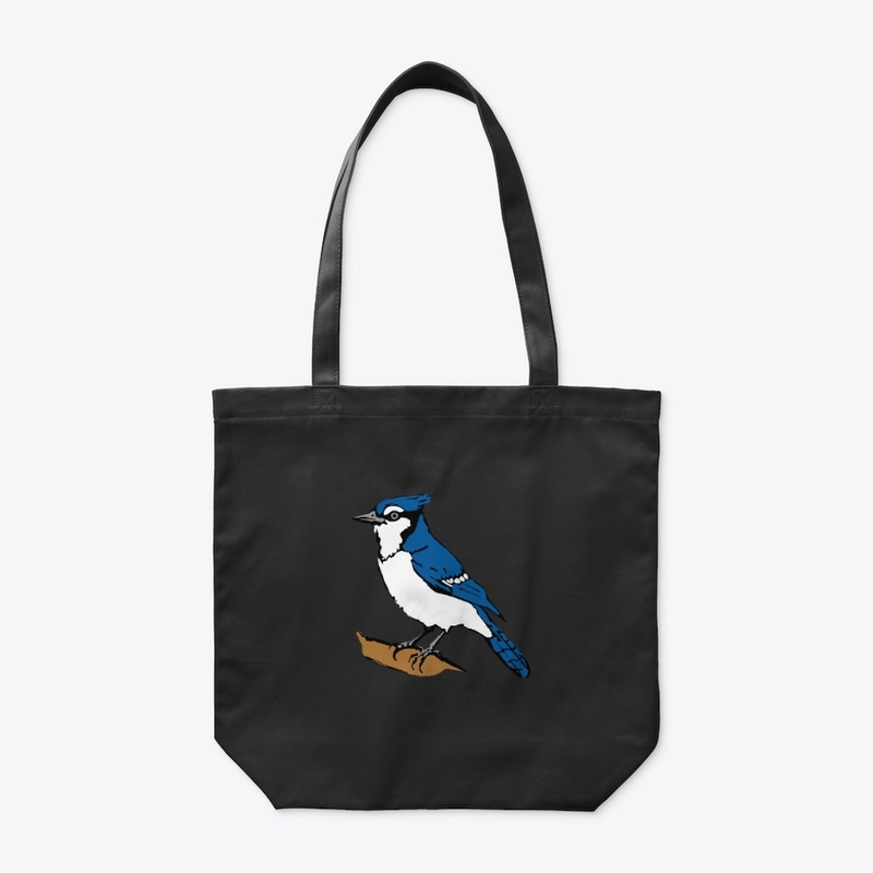 Blue Jay bird on a branch 