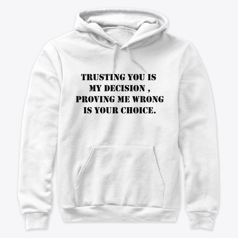 its all about trust !