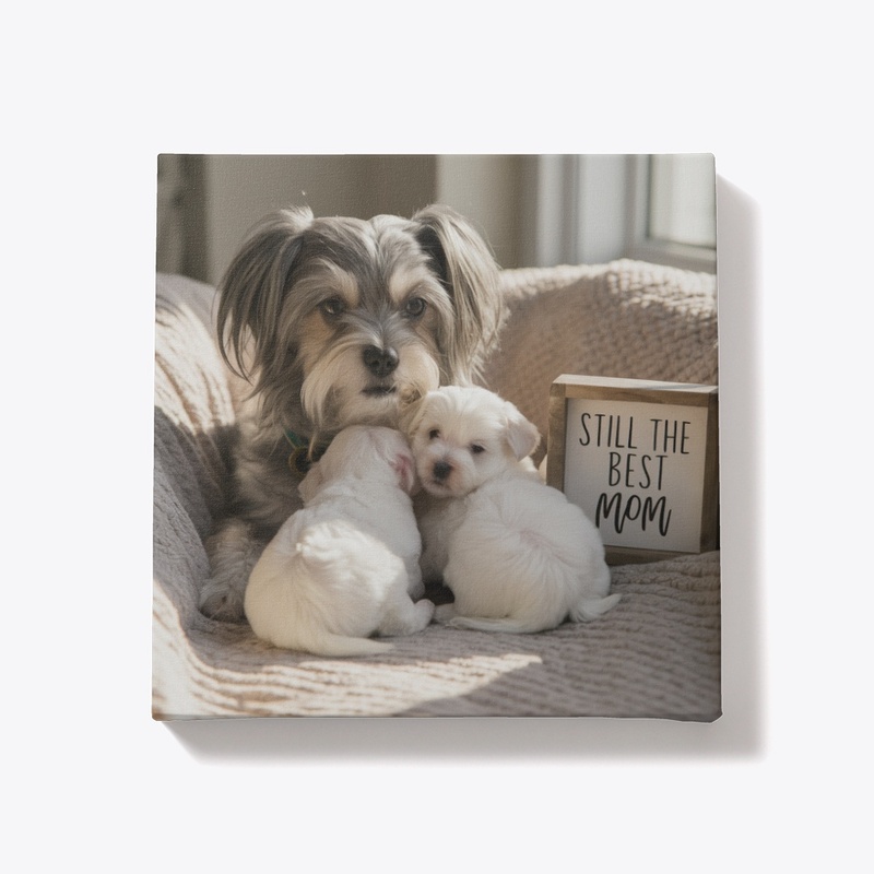 Still the Best Mom Dog Canvas