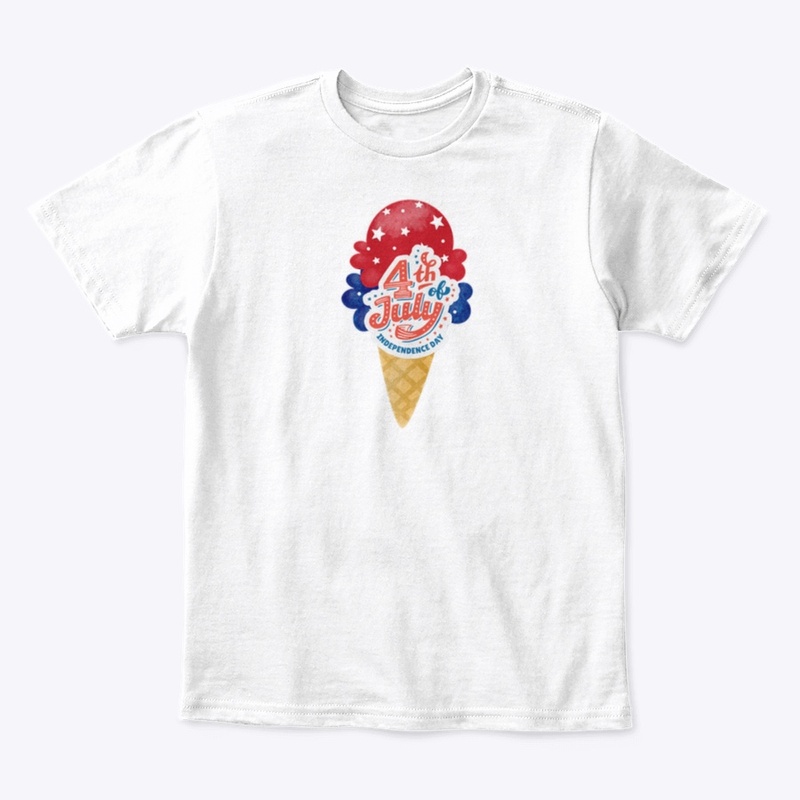 Fourth of July ice cream
