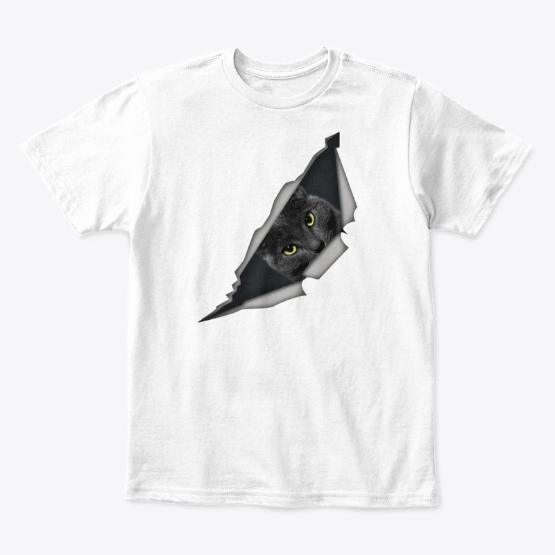 CAT BLACK STICKER