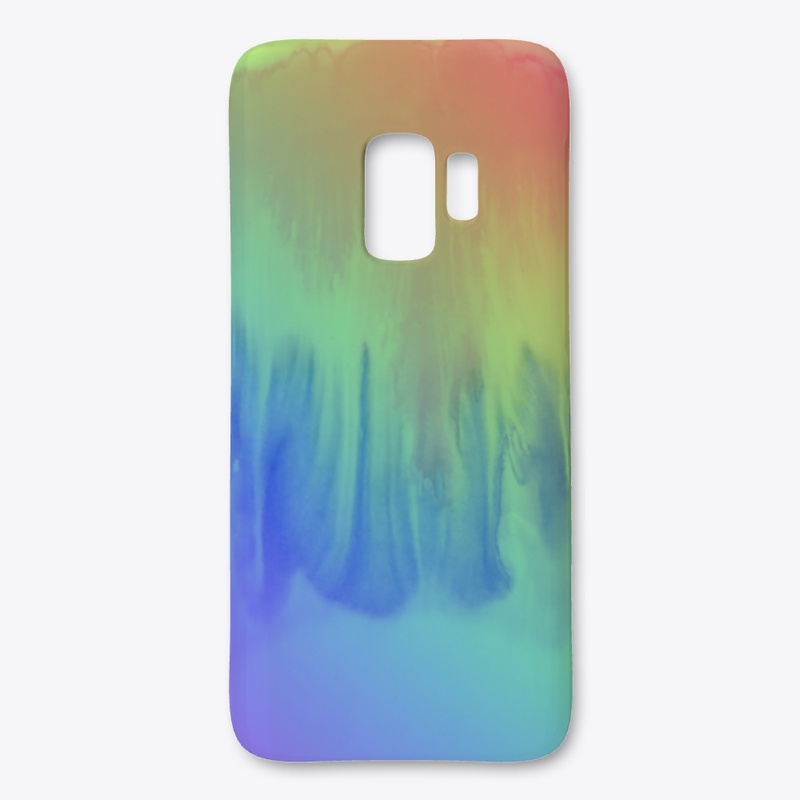 Rainbow Paint Watercolor Pattern