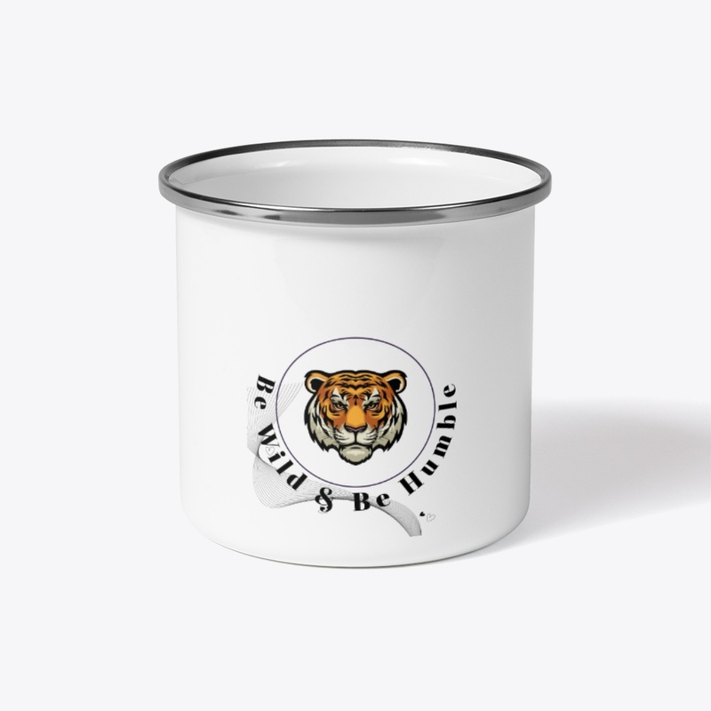 "Wild & Humble Tiger Camping Mug"