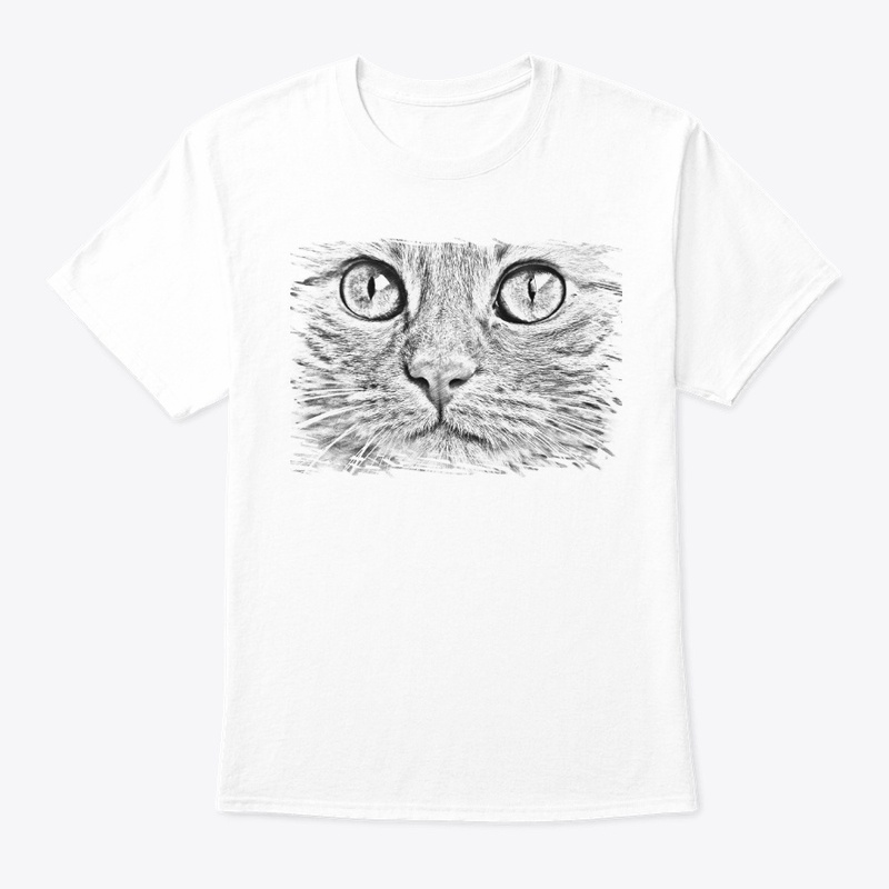 Camiseta con DIBUJO DE GATO