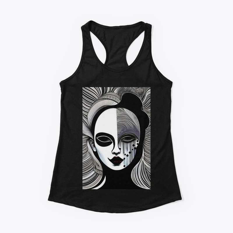 Creepy Face by Lines Product