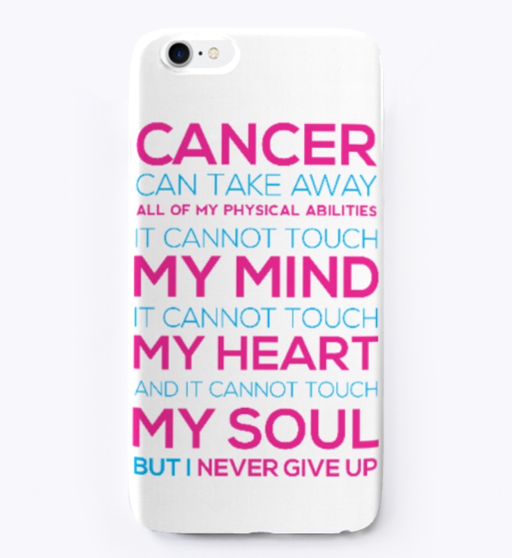 Cancer Awareness iPhone Back Cover 